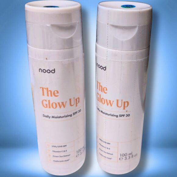 SEALED 2-Pack NOOD "The Glow Up" Daily Moisturizing SPF 30 Sunscreen 100ml 3.4oz - Picture 1 of 4